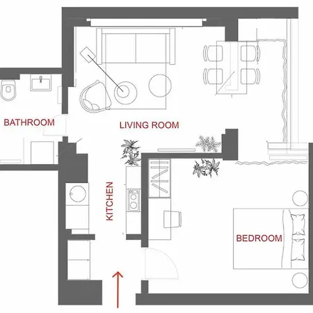 Apartment Beautiful - Location + Netflix